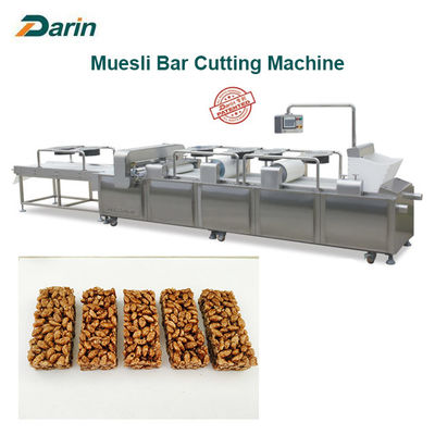 Barra do cereal de Muesli que faz a máquina Darin o rendimento alto operação inteligente de aço inoxidável do PLC
