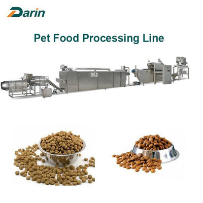 Linha de processamento do alimento para cães do PLC de Siemens de aço inoxidável