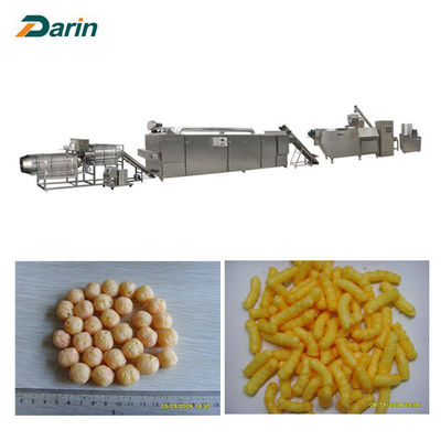 Linha de produção alimentar da extrusora do petisco do sopro do queijo SS304/milho/maquinaria