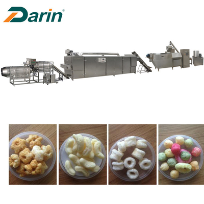Máquina expulsando do alimento da máquina do petisco do sopro do milho SS304