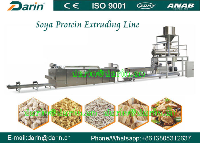 Máquina expulsando isolada expulsa contínua e automática do alimento da proteína da soja