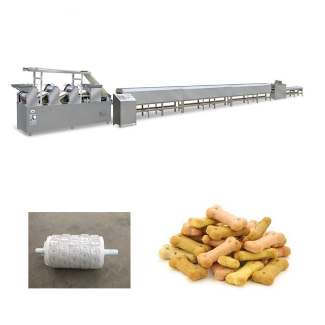 Máquina de fabricação de biscoitos para cães de aço inoxidável