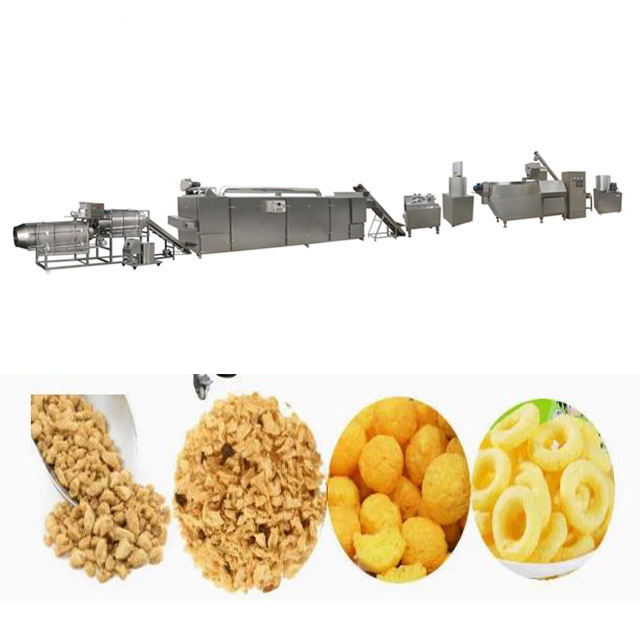 Linha de produção alimentar da extrusora do petisco do sopro do queijo SS304/milho/maquinaria