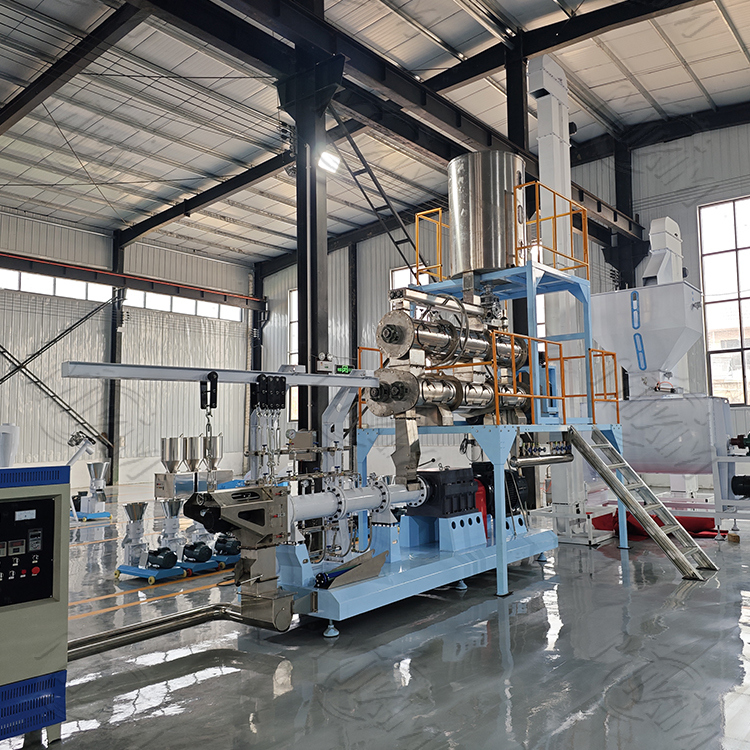 Pesque a linha de produção da extrusora dos alimentos para animais de estimação, máquina do fabricante do alimento para cães