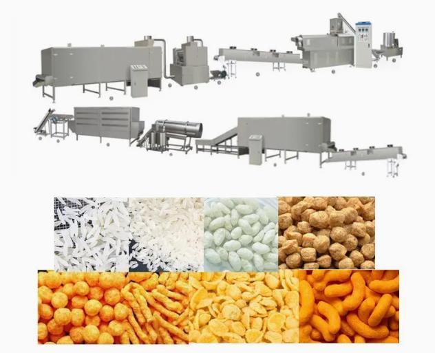 2D máquina da extrusora do petisco da pelota 3D, microplaquetas de milho que fazem a máquina