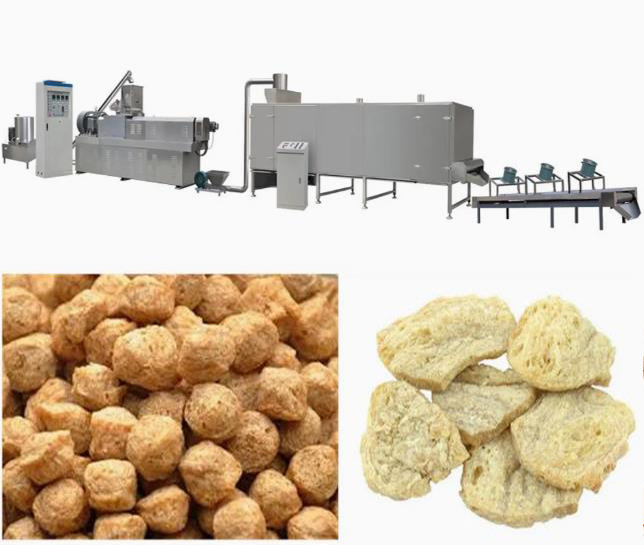 Máquinas suíças da extrusora dos pedaços da soja da tecnologia