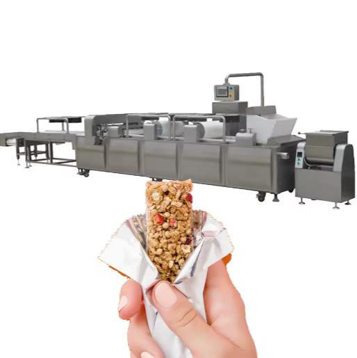 Barra de chocolate automática completa do cereal que forma a máquina para a bola de arrozes tufados