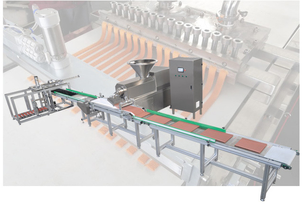 Como fez a tiras da carne a linha de produção quente vara dos alimentos para animais de estimação das vendas da carne do deleite do cão que forma a máquina com boa qualidade