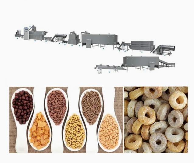 Linha de processamento alta dos flocos de milho da automatização com 12 meses de garantia