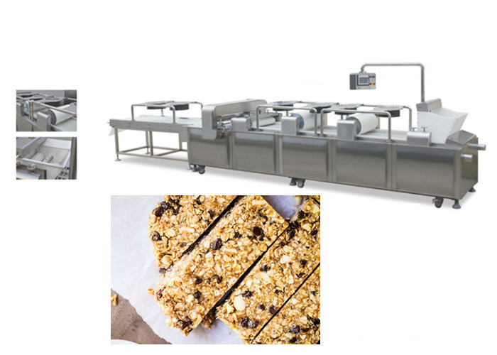 Barra brandnew do cereal dos doces do amendoim que faz a máquina com o motor do PLC & do WEG de Siemens
