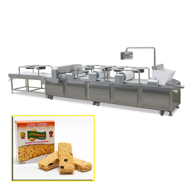 Barra do cereal de Chikki/Muesli que faz a máquina, linha de produção do docê de fruta
