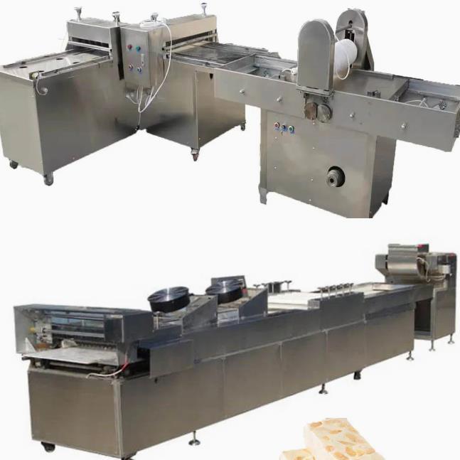 Amendoim frágil Chikki dos doces de aço inoxidável do amendoim que faz a versão do inglês da máquina