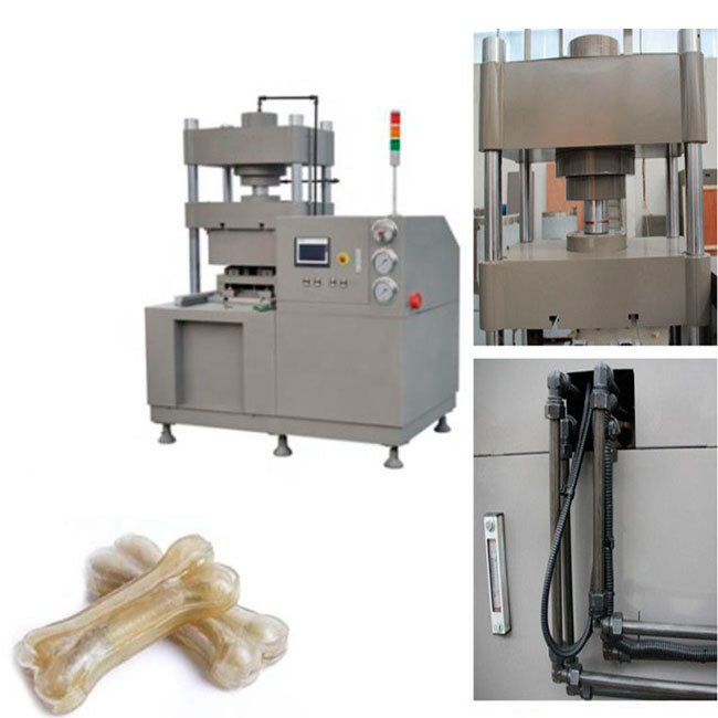 Máquina de processamento feita pelo couro cru, máquina do petisco do animal de estimação do fabricante do osso de cão