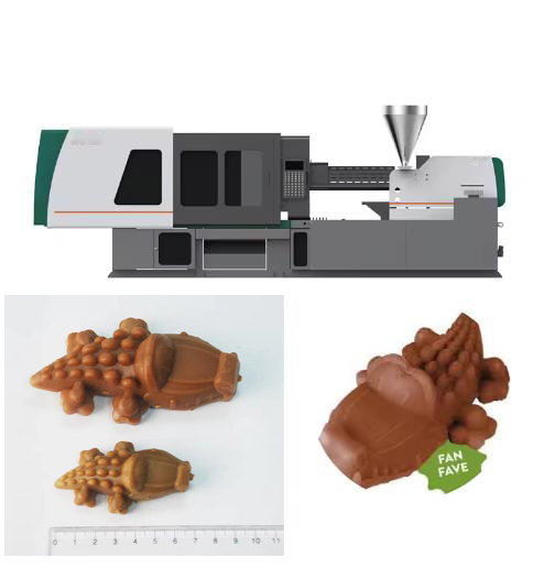 Mastigando a planta de alimento para cães/injeção moldadas que molda fazendo a máquina para o cão brinque