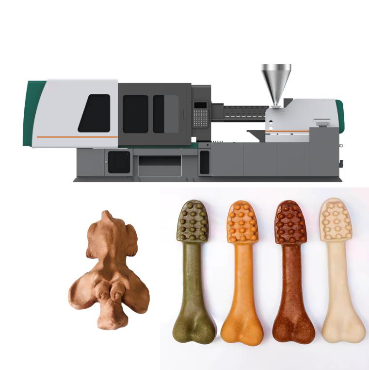 Tipo molde injetado da modelagem por injeção do cão da máquina do deleite do animal de estimação deleites dentais