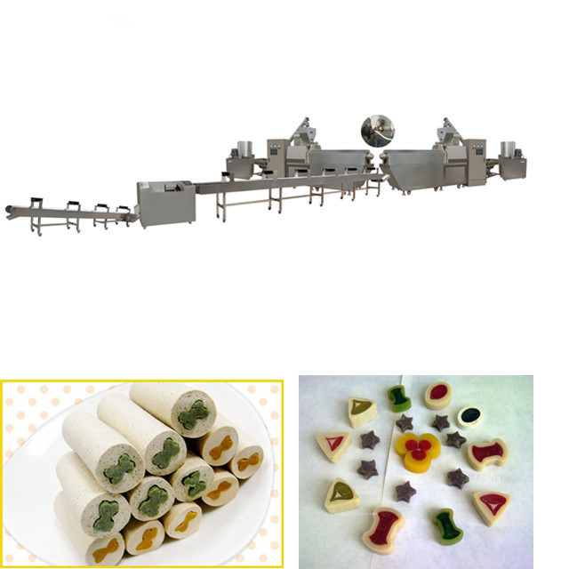 O cão de aço inoxidável da extrusora dos alimentos para animais de estimação trata/o processamento pastilha elástica do cão