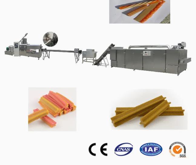 Tira, vara, equipamento de processamento da extrusora do alimento para cães da forma do osso/maquinaria de alimento para cães