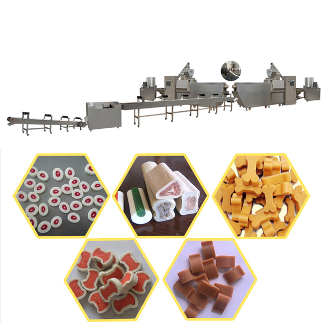 Mastigando a maquinaria de alimento do cão de estimação, torça a extrusora semi úmida do alimento para cães para deleites do animal de estimação