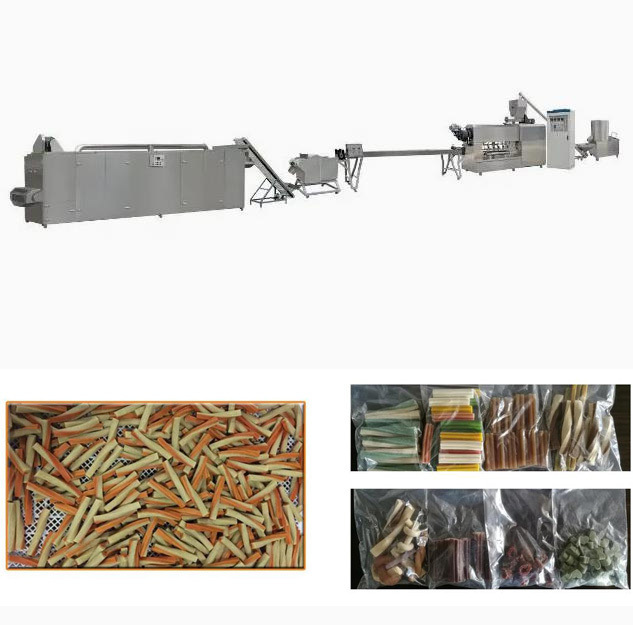 Extrusora totalmente automático da pelota da alimentação do equipamento de processamento do alimento para cães