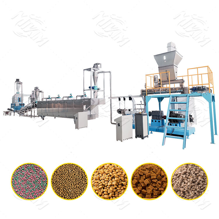 MIKIM 200-800kg/h Per Hours Production Line Extruder Machine Fish Feed Pellet Making Machines for Fish Food