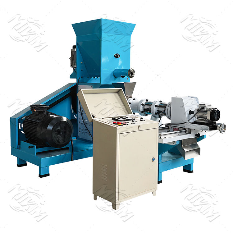 Máquina extrusora de ração para peixes flutuantes mini 120-150 kg/h, preço de máquina de fabricação de ração para peixes flutuantes na Índia