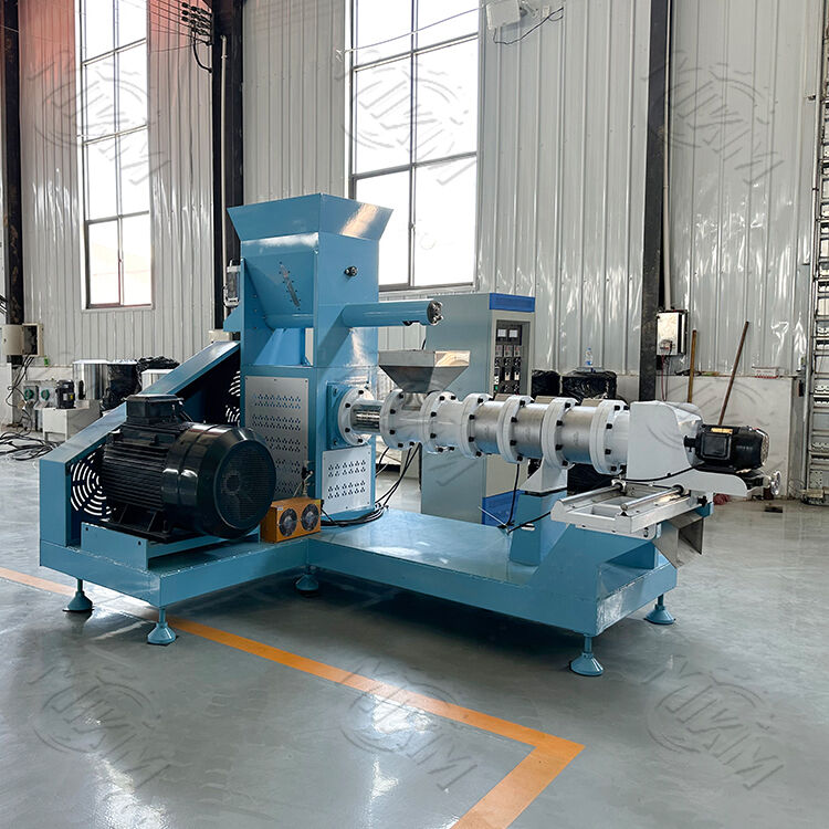 400Kg/H Peixe camarão alimento pellet Machine Making Tipo seco de cachorro flutuante Extruder máquina alimento para peixe com bom preço